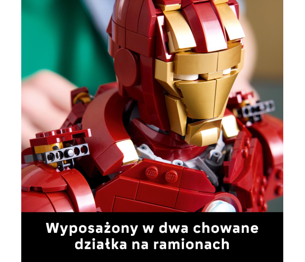 LEGO Marvel Super Heroes 76327 Popiersie Iron Mana MK4 - 1331663 - zdjęcie 6